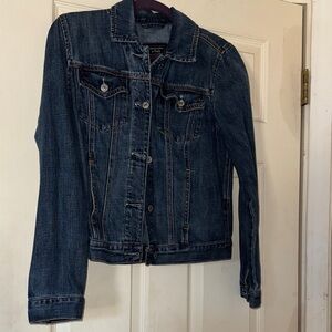 Abercrombie & Fitch Dark Blue Jean Jacket